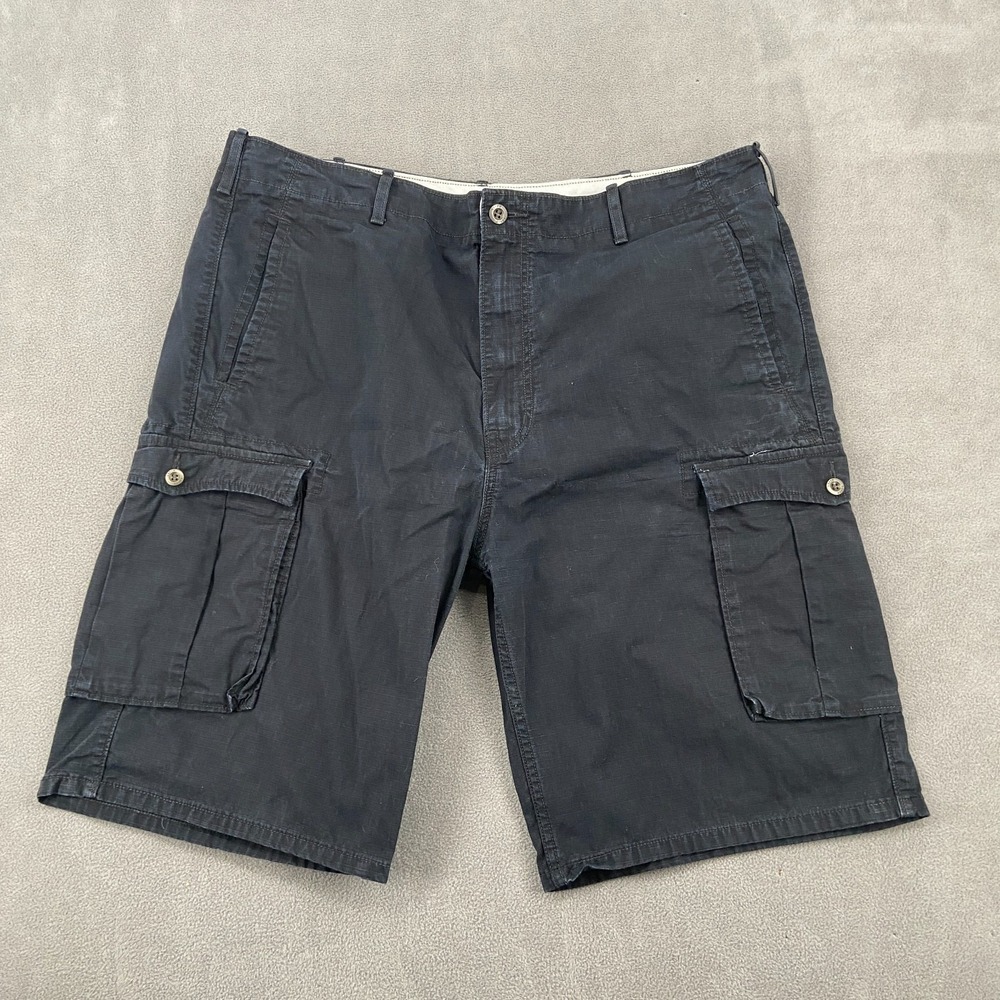 Levi's Cargo Shorts Mens W40 Dark Navy Utility Multi Pocket Relaxed Fit Outdoor - Picture 1 of 12